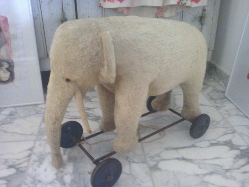 Steiff zieh elefant - steiff, auf