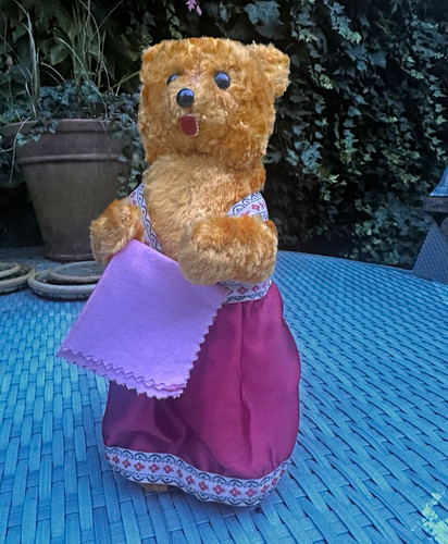 Uhrwerk tanzbär plüschbär - tanzbär,