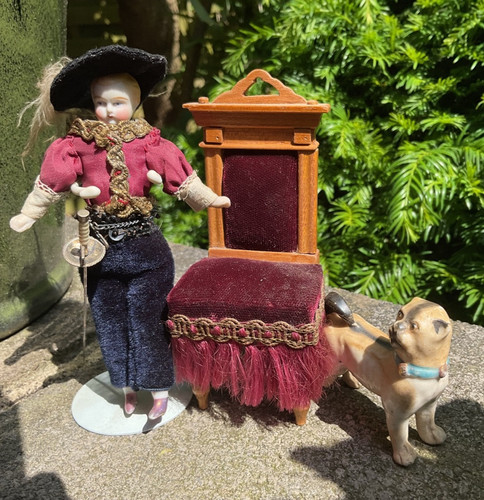 Antiker puppen stuben - antiker, mann
