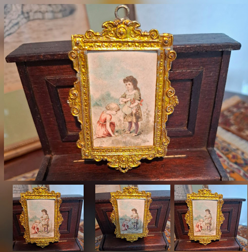 Entzückendes kinderbild zinn - entzückendes,