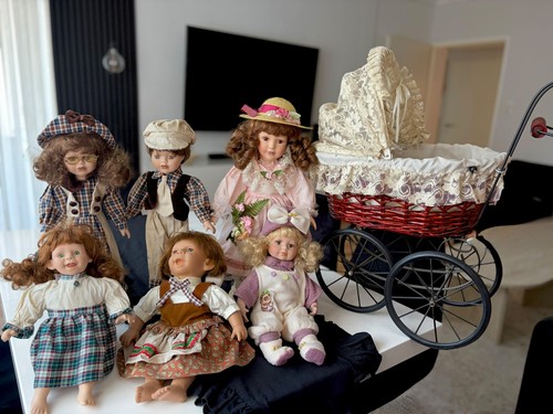 Sammlerpuppen mit - 6,
