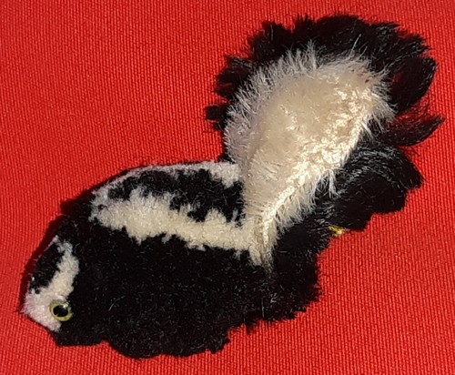 Alte steiff wollminiatur - wollminiatur, skunk