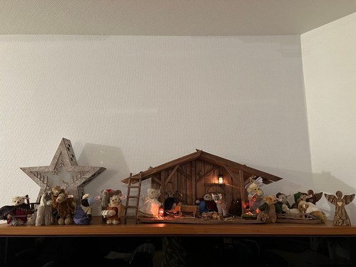Steiff weihnachtskrippe - steiff,