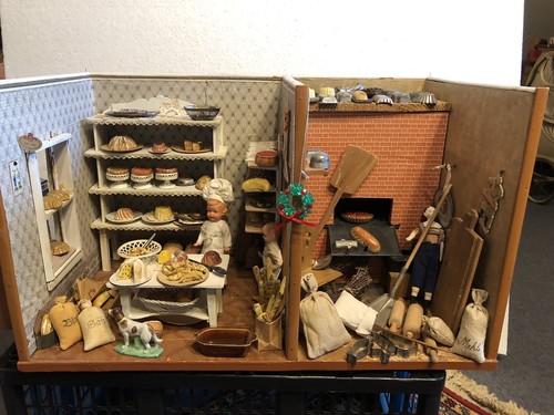 Antiker bäckerladen mit - bäckerladen,