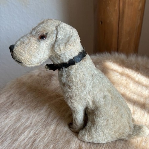 Sehr alter stofftier - alter, hund