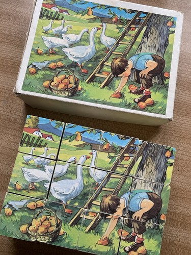 Altes kinderwürfel puzzle - altes,