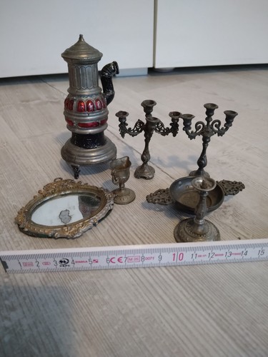 Miniatur zinn altar ofen - zinn,