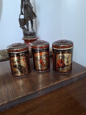 Drei tolle uralte Blechdosen -