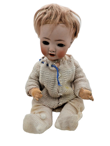 Antik puppe spielzeug - puppe, /