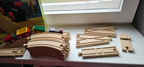 Brio holzeisenbahn set vintage - set,