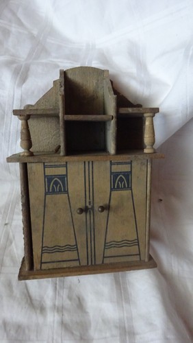 Antiker vertiko aus holz - kl.,